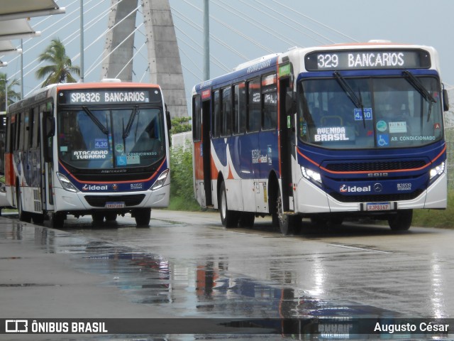 Viação Ideal B28519 na cidade de Rio de Janeiro, Rio de Janeiro, Brasil, por Augusto César. Número da foto: #12690833.