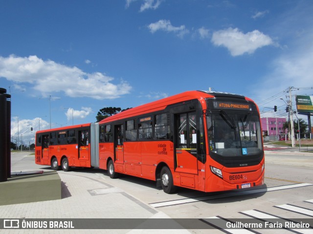 Transporte Coletivo Glória BE604 na cidade de Curitiba, Paraná, Brasil, por Guilherme Faria Ribeiro. Número da foto: #12692458.