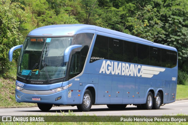 Viação Águia Branca 13507 na cidade de Piraí, Rio de Janeiro, Brasil, por Paulo Henrique Pereira Borges. Número da foto: #12692475.