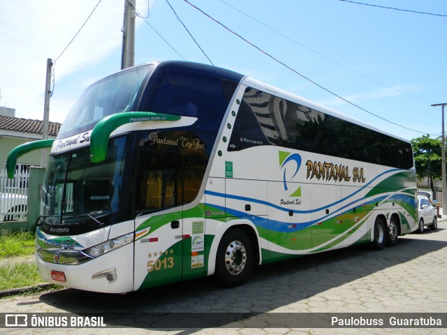 Pantanal Sul Turismo 5013 na cidade de Guaratuba, Paraná, Brasil, por Paulobuss  Guaratuba. Número da foto: #12690798.