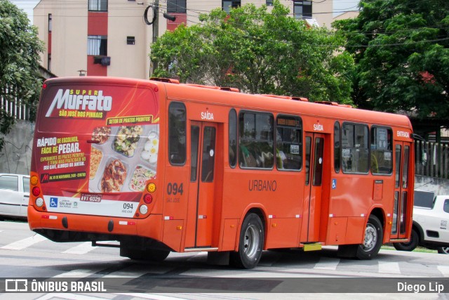Auto Viação São José dos Pinhais 094 na cidade de São José dos Pinhais, Paraná, Brasil, por Diego Lip. Número da foto: #12691142.
