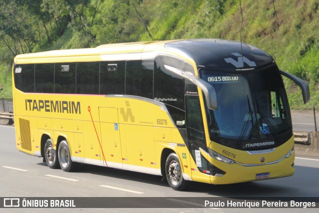 Viação Nova Itapemirim 60276 na cidade de Piraí, Rio de Janeiro, Brasil, por Paulo Henrique Pereira Borges. Número da foto: #12692555.