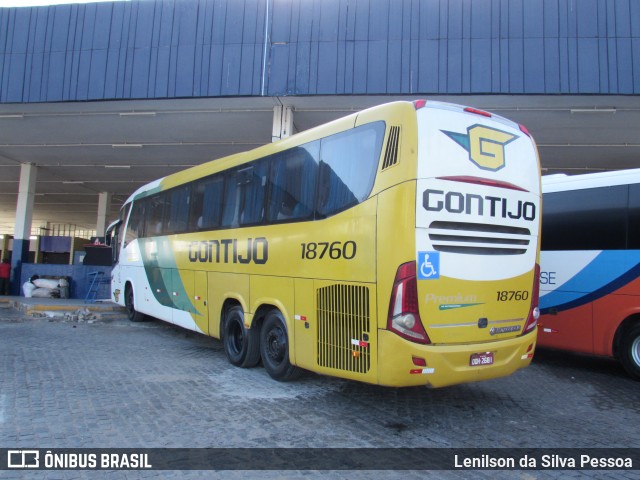 Empresa Gontijo de Transportes 18760 na cidade de Caruaru, Pernambuco, Brasil, por Lenilson da Silva Pessoa. Número da foto: #12691671.