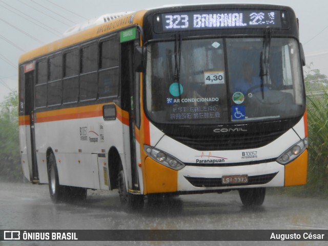 Transportes Paranapuan B10057 na cidade de Rio de Janeiro, Rio de Janeiro, Brasil, por Augusto César. Número da foto: #12690836.