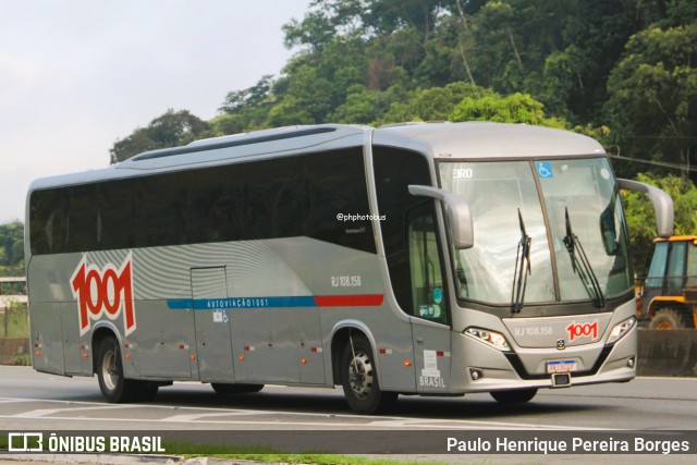 Auto Viação 1001 RJ 108.158 na cidade de Piraí, Rio de Janeiro, Brasil, por Paulo Henrique Pereira Borges. Número da foto: #12692505.