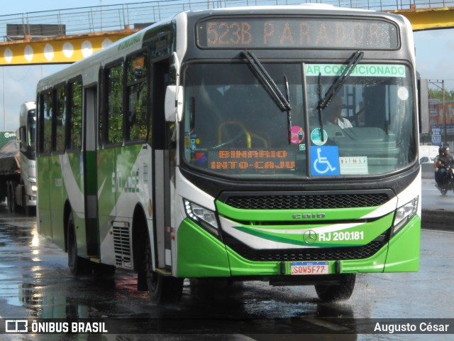 Viação São José RJ 200.181 na cidade de Rio de Janeiro, Rio de Janeiro, Brasil, por Augusto César. Número da foto: #12690729.