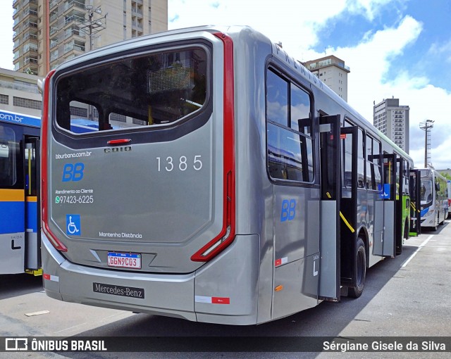 BB Transportes e Turismo 1385 na cidade de Barueri, São Paulo, Brasil, por Sérgiane Gisele da Silva. Número da foto: #12691621.