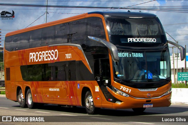 Auto Viação Progresso 7021 na cidade de Caruaru, Pernambuco, Brasil, por Lucas Silva. Número da foto: #12692111.