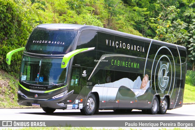 Viação Garcia 87089 na cidade de Piraí, Rio de Janeiro, Brasil, por Paulo Henrique Pereira Borges. Número da foto: #12692534.