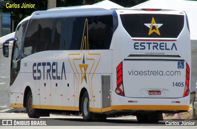 Viação Estrela 1405 na cidade de Goiânia, Goiás, Brasil, por Carlos Júnior. Número da foto: #12692382.