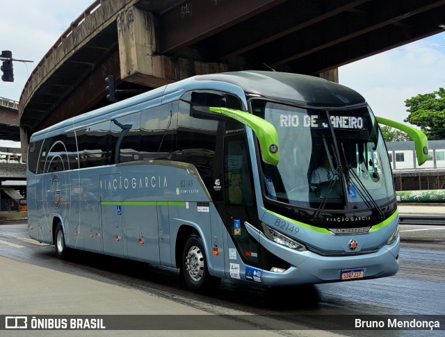 Viação Garcia 82149 na cidade de Rio de Janeiro, Rio de Janeiro, Brasil, por Bruno Mendonça. Número da foto: #12690867.