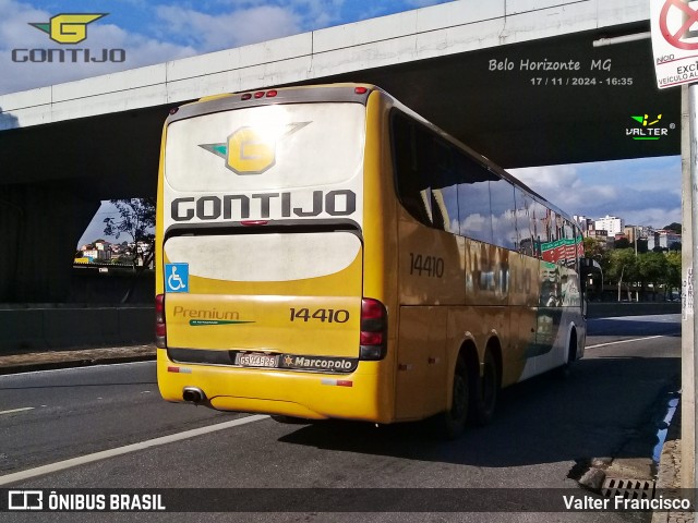 Empresa Gontijo de Transportes 14410 na cidade de Belo Horizonte, Minas Gerais, Brasil, por Valter Francisco. Número da foto: #12691805.