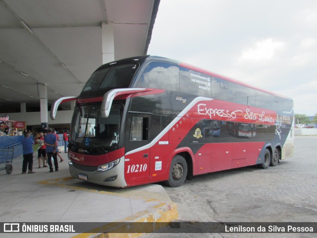 Expresso São Luiz 10210 na cidade de Caruaru, Pernambuco, Brasil, por Lenilson da Silva Pessoa. Número da foto: #12691778.