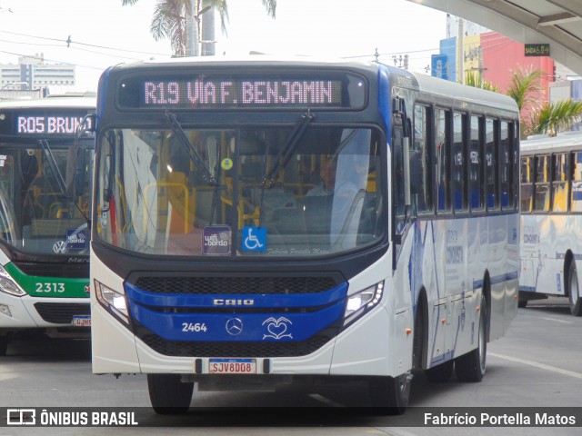 ATT - Atlântico Transportes e Turismo - Vitória da Conquista 2464 na cidade de Vitória da Conquista, Bahia, Brasil, por Fabrício Portella Matos. Número da foto: #12691889.