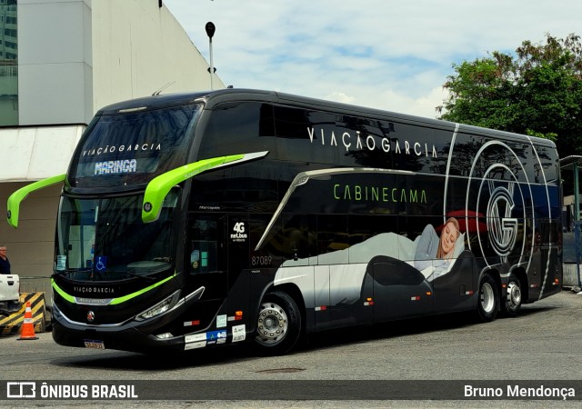 Viação Garcia 87089 na cidade de Rio de Janeiro, Rio de Janeiro, Brasil, por Bruno Mendonça. Número da foto: #12690679.