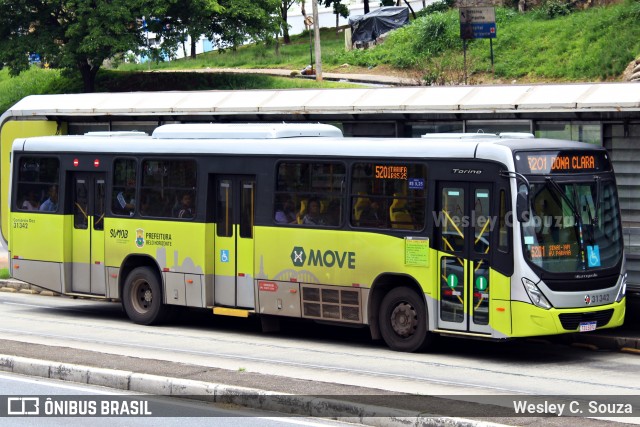 Coletivos São Lucas 31342 na cidade de Belo Horizonte, Minas Gerais, Brasil, por Wesley C. Souza. Número da foto: #12691491.