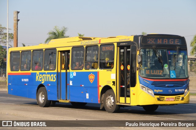Auto Viação Reginas RJ 110.070 na cidade de Duque de Caxias, Rio de Janeiro, Brasil, por Paulo Henrique Pereira Borges. Número da foto: #12615009.