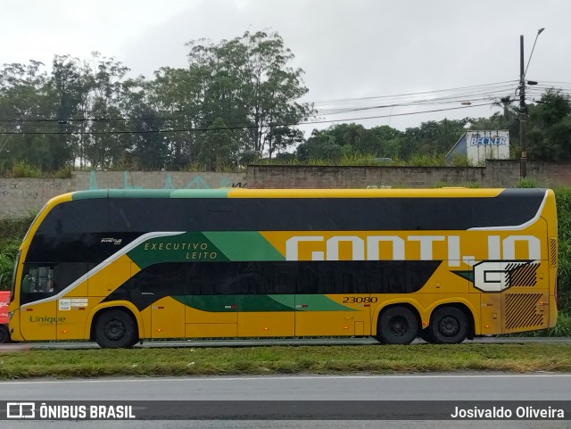 Empresa Gontijo de Transportes 23080 na cidade de Embu das Artes, São Paulo, Brasil, por Josivaldo Oliveira. Número da foto: #12615375.