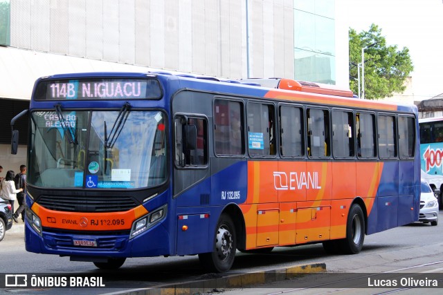 Evanil Transportes e Turismo RJ 132.095 na cidade de Rio de Janeiro, Rio de Janeiro, Brasil, por Lucas Oliveira. Número da foto: #12613928.