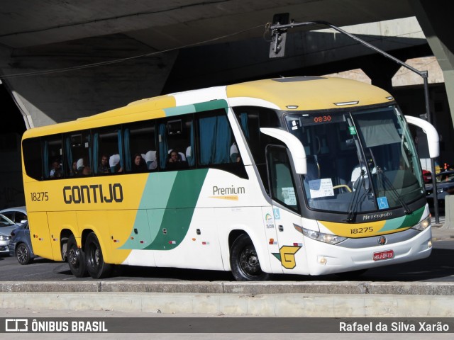Empresa Gontijo de Transportes 18275 na cidade de Belo Horizonte, Minas Gerais, Brasil, por Rafael da Silva Xarão. Número da foto: #12614022.