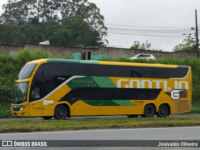 Empresa Gontijo de Transportes 23080 na cidade de Embu das Artes, São Paulo, Brasil, por Josivaldo Oliveira. Número da foto: #12615355.