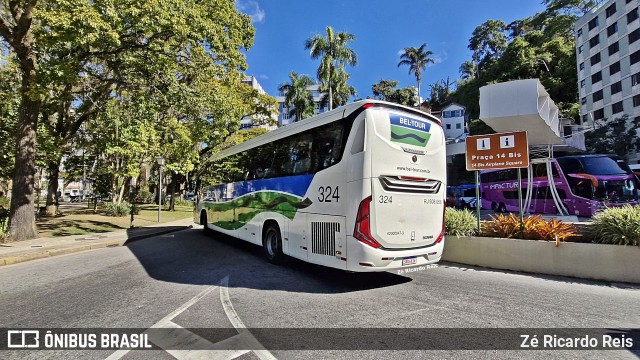 Bel-Tour Transportes e Turismo 324 na cidade de Petrópolis, Rio de Janeiro, Brasil, por Zé Ricardo Reis. Número da foto: #12614049.