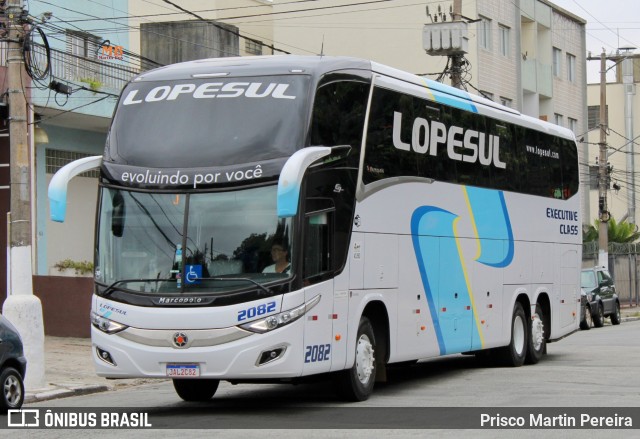 LopeSul Transportes - Lopes e Oliveira Transportes e Turismo - Lopes Sul 2082 na cidade de São Paulo, São Paulo, Brasil, por Prisco Martin Pereira. Número da foto: #12613438.