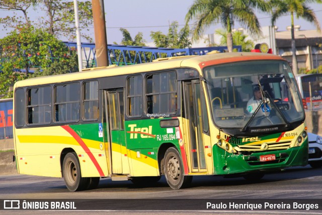 TREL - Transturismo Rei RJ 165.094 na cidade de Duque de Caxias, Rio de Janeiro, Brasil, por Paulo Henrique Pereira Borges. Número da foto: #12615013.