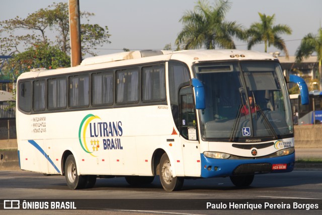 Lutrans Turismo e Fretamento HZA6638 na cidade de Duque de Caxias, Rio de Janeiro, Brasil, por Paulo Henrique Pereira Borges. Número da foto: #12614981.