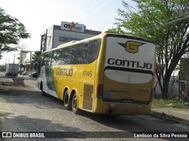 Empresa Gontijo de Transportes 17145 na cidade de Caruaru, Pernambuco, Brasil, por Lenilson da Silva Pessoa. Número da foto: #12616534.