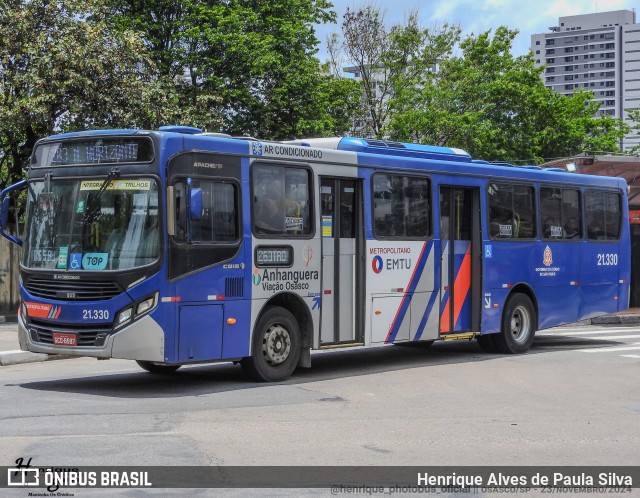 Viação Osasco 21.330 na cidade de Osasco, São Paulo, Brasil, por Henrique Alves de Paula Silva. Número da foto: #12617850.