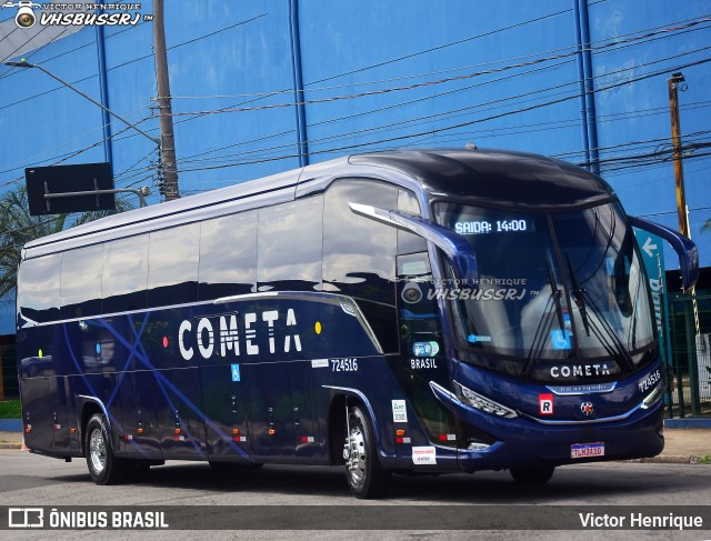 Viação Cometa 724516 na cidade de São Paulo, São Paulo, Brasil, por Victor Henrique. Número da foto: #12616894.