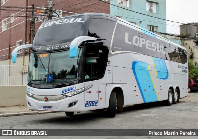 LopeSul Transportes - Lopes e Oliveira Transportes e Turismo - Lopes Sul 2082 na cidade de São Paulo, São Paulo, Brasil, por Prisco Martin Pereira. Número da foto: #12615755.