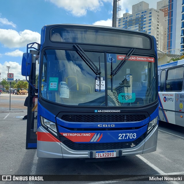 BB Transportes e Turismo 27.703 na cidade de Barueri, São Paulo, Brasil, por Michel Nowacki. Número da foto: #12618102.