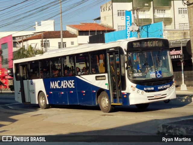 Rápido Macaense RJ 150.160 na cidade de Rio das Ostras, Rio de Janeiro, Brasil, por Ryan Martins. Número da foto: #12617670.