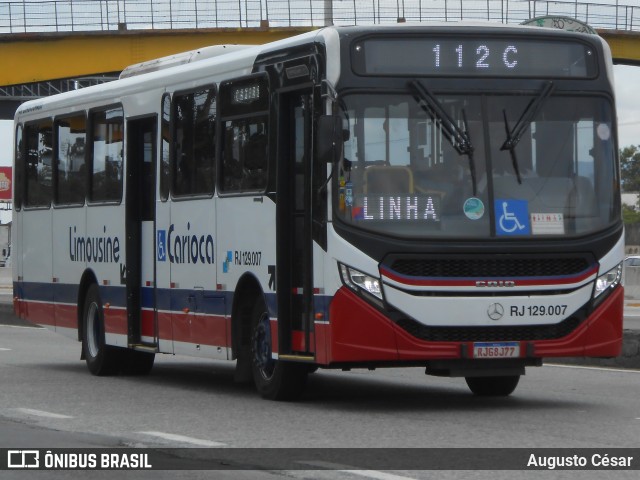 Empresa de Transportes Limousine Carioca RJ 129.007 na cidade de Rio de Janeiro, Rio de Janeiro, Brasil, por Augusto César. Número da foto: #12616607.