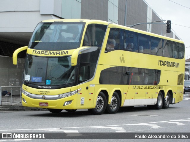 Viação Itapemirim 17403 na cidade de Rio de Janeiro, Rio de Janeiro, Brasil, por Paulo Alexandre da Silva. Número da foto: #12617512.