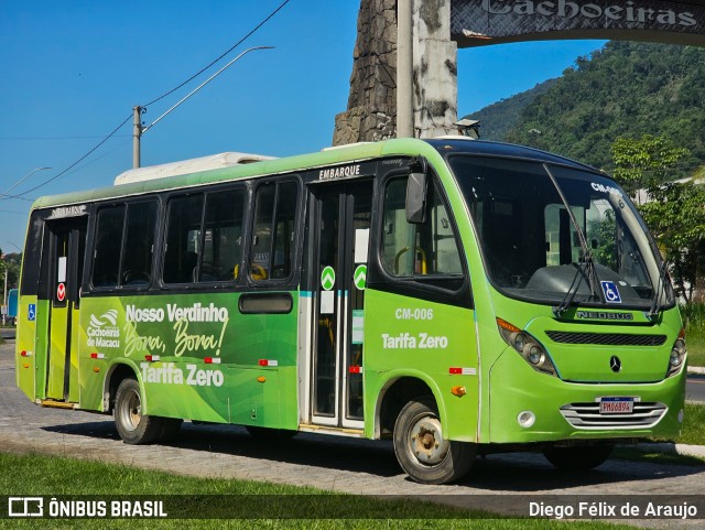 Ouro Negro Transportes e Turismo CM-006 na cidade de Cachoeiras de Macacu, Rio de Janeiro, Brasil, por Diego Félix de Araujo. Número da foto: #12617260.