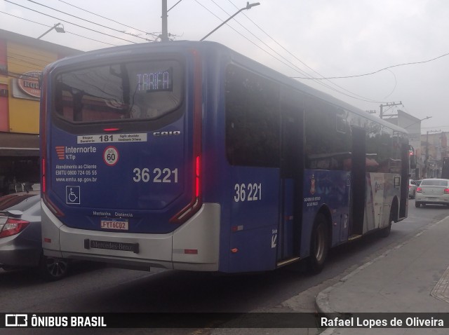 Vipol Transportes Rodoviários - TIPBUS - Transportes Intermunicipal 36.221 na cidade de São Paulo, São Paulo, Brasil, por Rafael Lopes de Oliveira. Número da foto: #12617358.