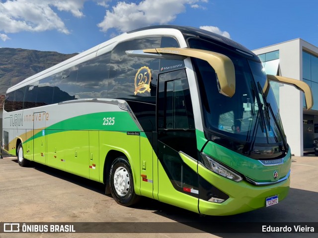 Turin Transportes 2525 na cidade de Ouro Branco, Minas Gerais, Brasil, por Eduardo Vieira. Número da foto: #12616476.