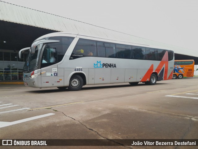 Empresa de Ônibus Nossa Senhora da Penha 6405 na cidade de Maringá, Paraná, Brasil, por João Vitor Bezerra Destefani. Número da foto: #12618167.