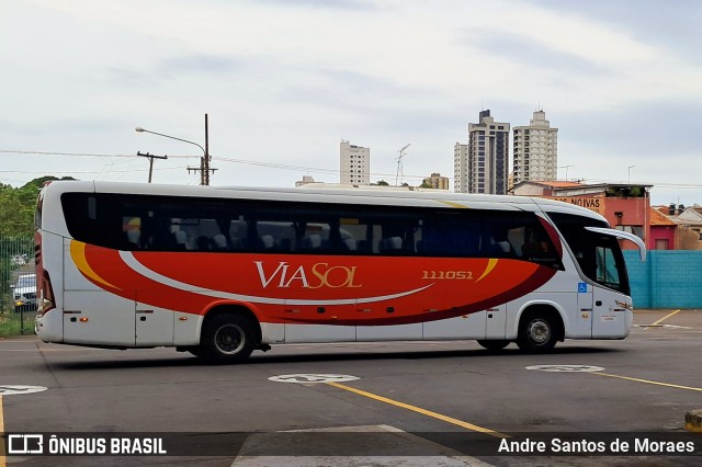 ViaSol Transportes Rodoviários 111051 na cidade de Piracicaba, São Paulo, Brasil, por Andre Santos de Moraes. Número da foto: #12616151.