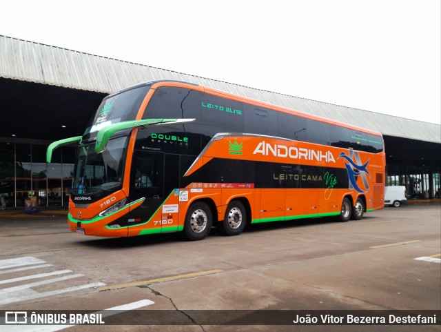 Empresa de Transportes Andorinha 7160 na cidade de Maringá, Paraná, Brasil, por João Vitor Bezerra Destefani. Número da foto: #12618158.