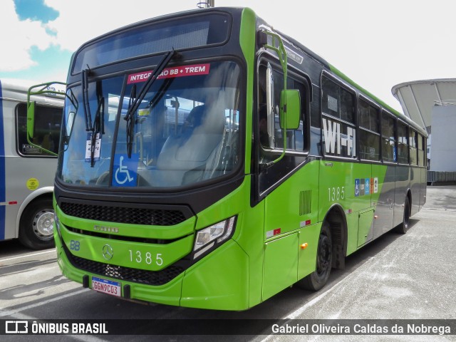 BB Transportes e Turismo 1385 na cidade de Barueri, São Paulo, Brasil, por Gabriel Oliveira Caldas da Nobrega. Número da foto: #12621542.