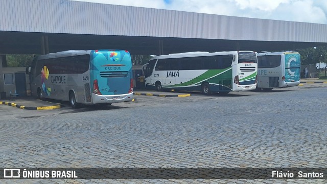 Cacique Transportes 4450 na cidade de Cruz das Almas, Bahia, Brasil, por Flávio  Santos. Número da foto: #12620189.
