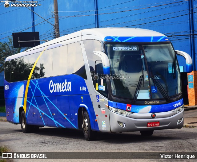 Viação Cometa 18518 na cidade de São Paulo, São Paulo, Brasil, por Victor Henrique. Número da foto: #12620713.
