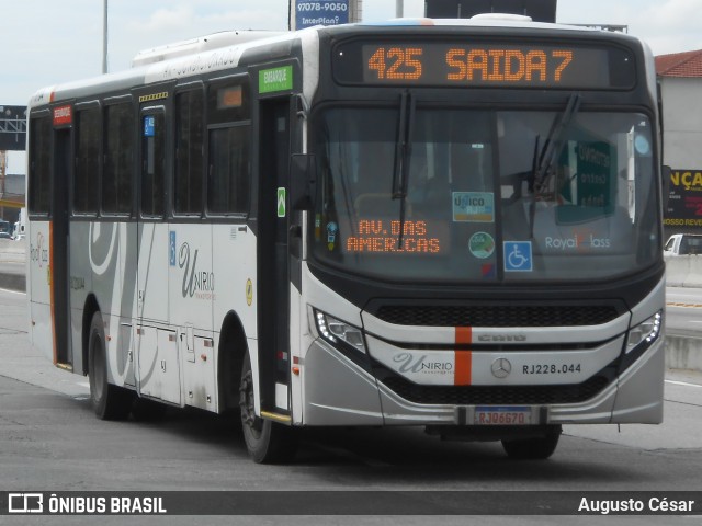 UniRio Transportes RJ 228.044 na cidade de Rio de Janeiro, Rio de Janeiro, Brasil, por Augusto César. Número da foto: #12619808.