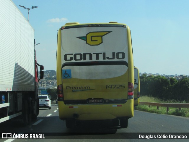 Empresa Gontijo de Transportes 14725 na cidade de Belo Horizonte, Minas Gerais, Brasil, por Douglas Célio Brandao. Número da foto: #12619067.