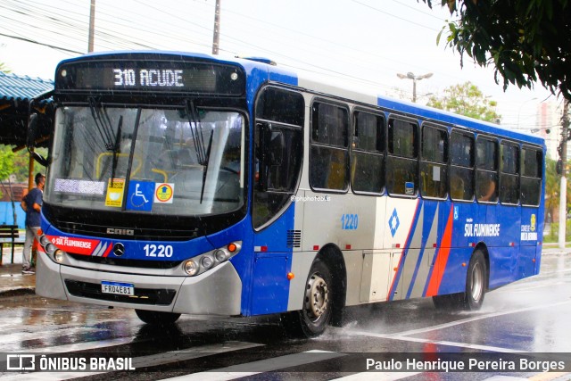 Viação Sul Fluminense 1220 na cidade de Volta Redonda, Rio de Janeiro, Brasil, por Paulo Henrique Pereira Borges. Número da foto: #12620765.