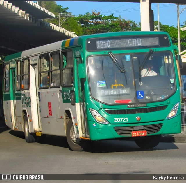 OT Trans - Ótima Salvador Transportes 20721 na cidade de Salvador, Bahia, Brasil, por Kayky Ferreira. Número da foto: #12618972.